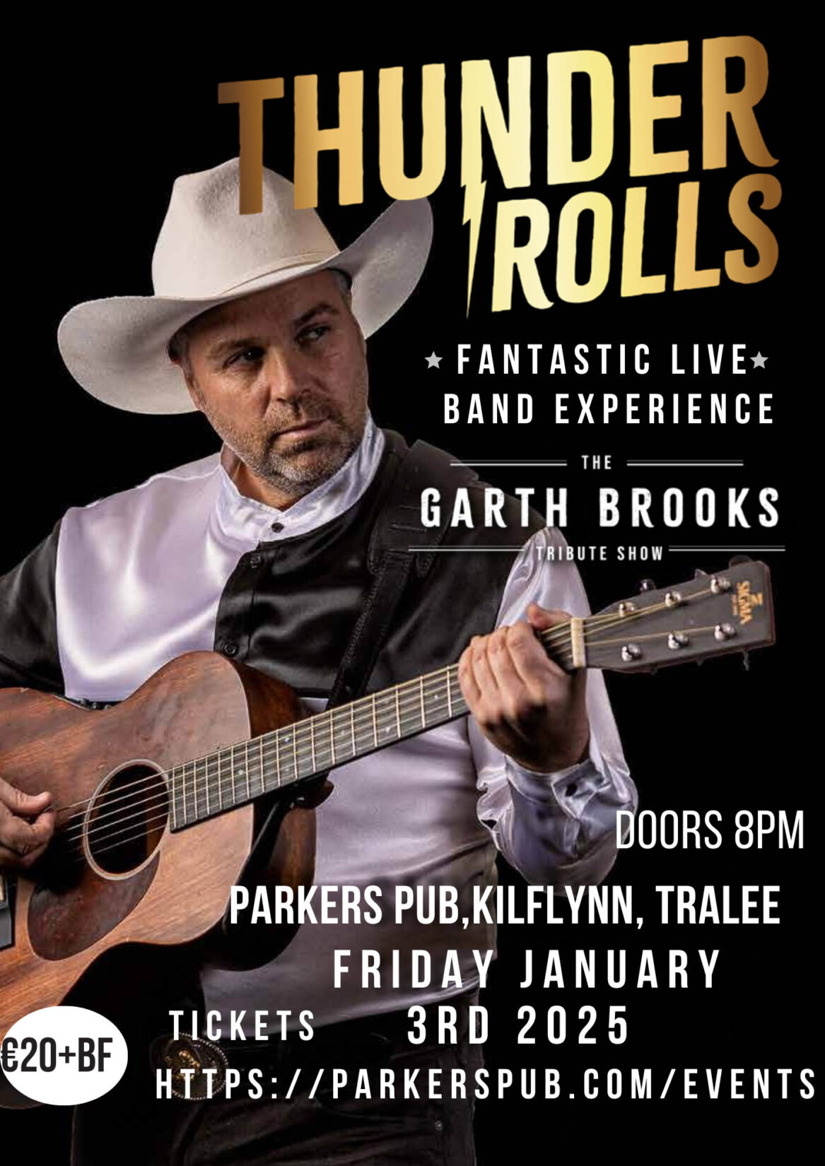 Thunder Rolls at Parkers Pub