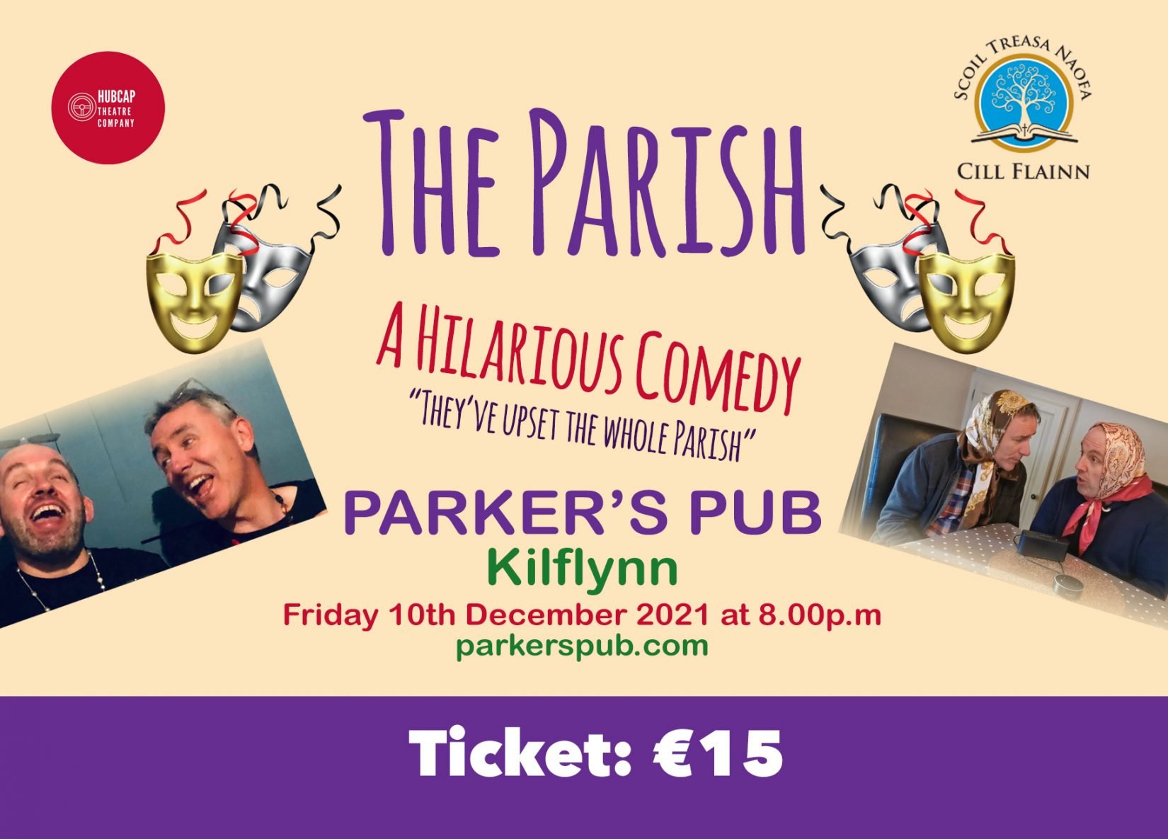 The Parish Comedy at Parkers Pub