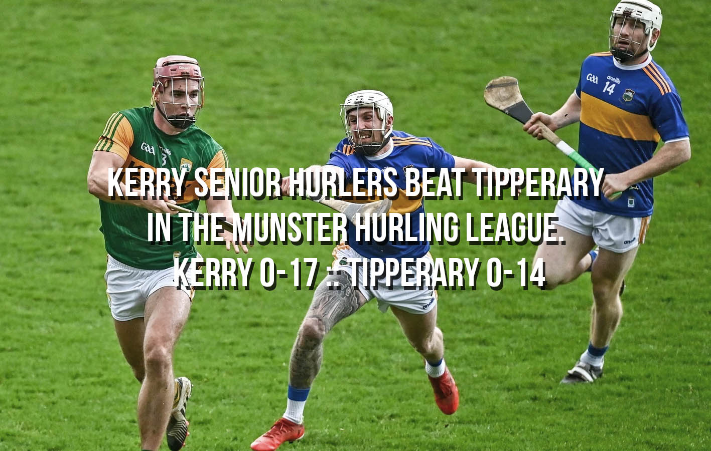 kerry hurlers beat tipperary