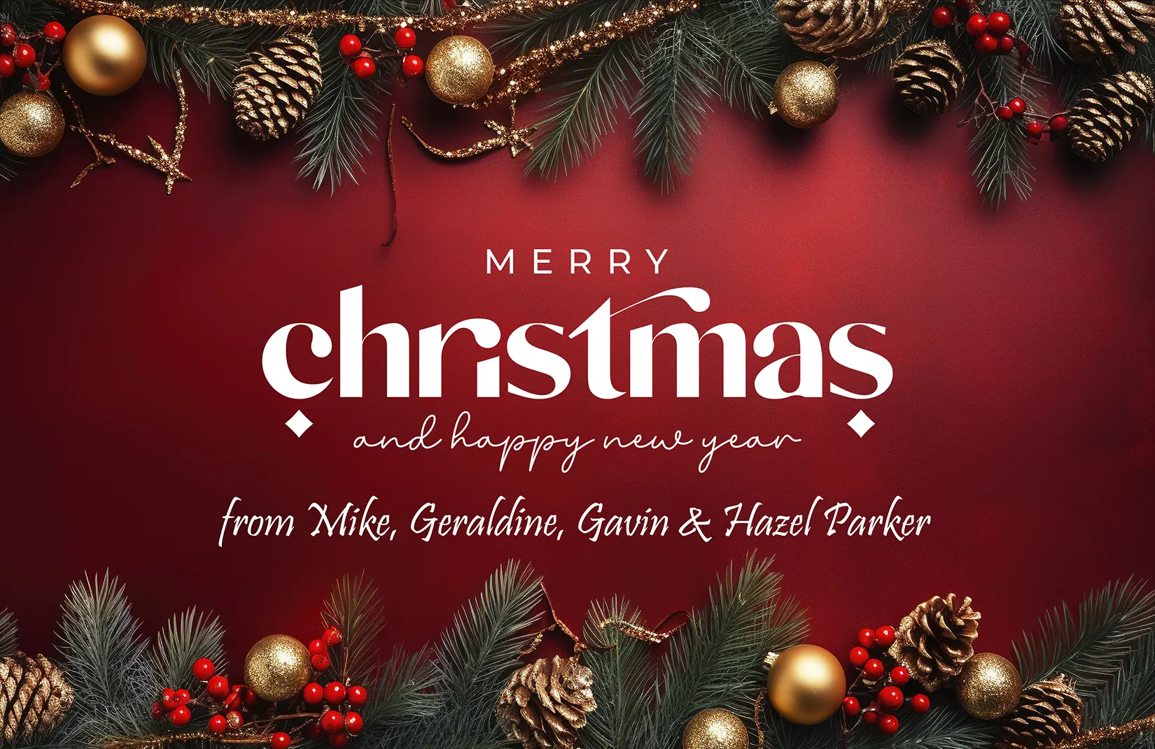 parkers pub merry christmas