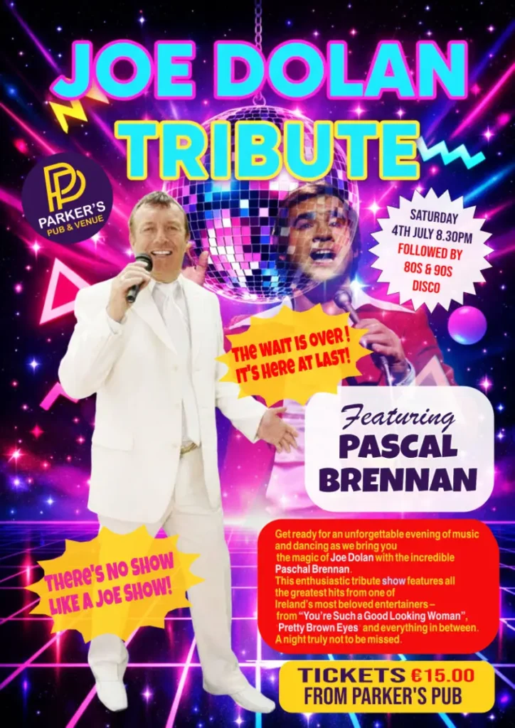 Joe Dolan Tribute at Parkers Pub